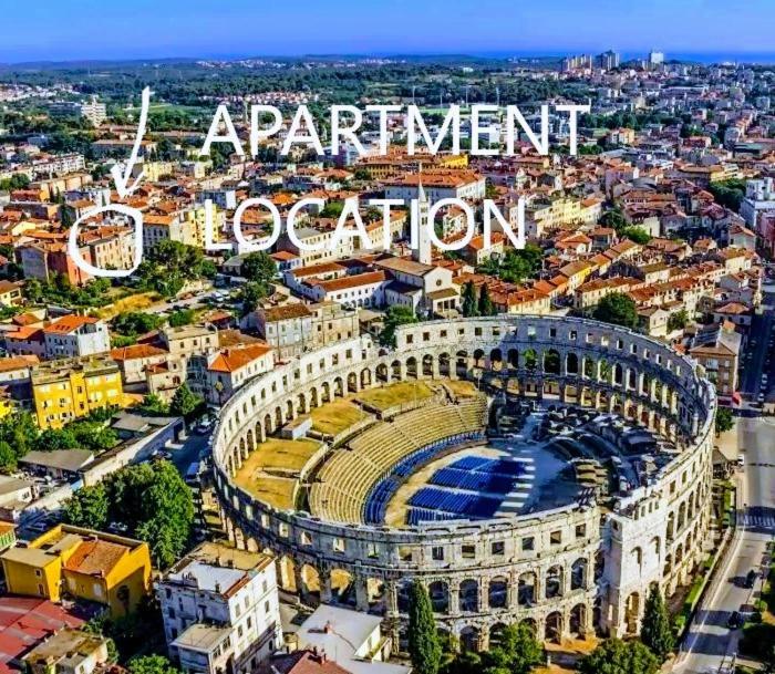 Pula Center Arena Belvedere Apartments And Rooms Екстер'єр фото